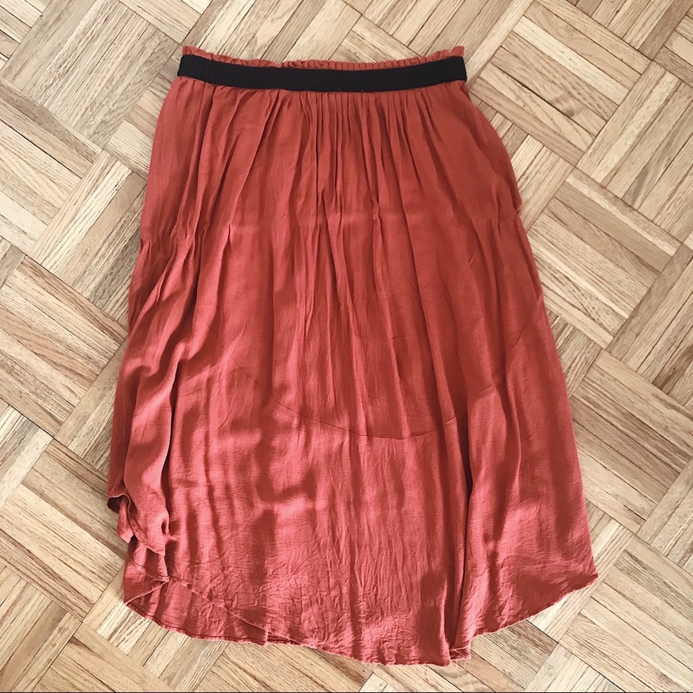Burnt Orange Skirt